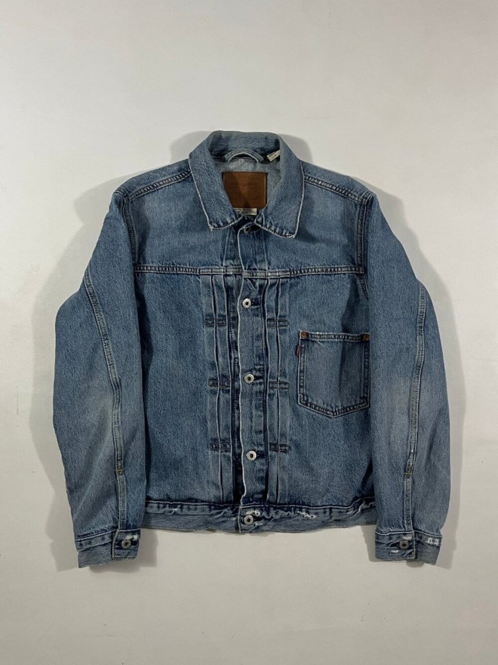 Levi's Premium Medium Wash Denim Trucker Jacket M